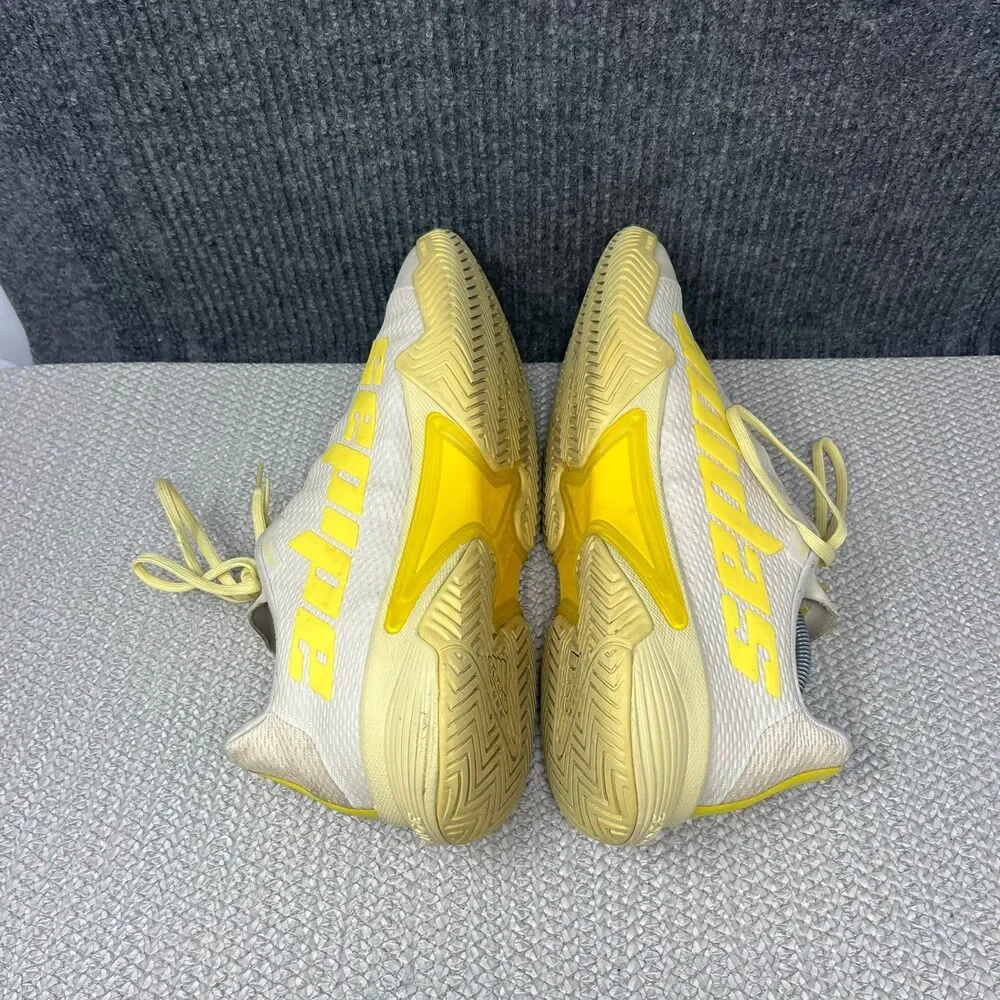 Adidas Barricade Clay Tennis Shoes Court Ecru Tint Yellow Mens Size 12 GY1448